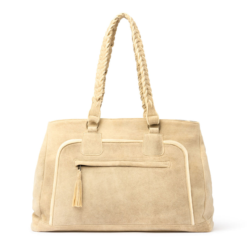 Chelsea Deer Leather Bag - Glacier
