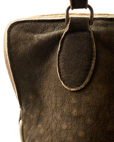 Artisan Tanned Nizza Deerskin Leather Tote - Maple