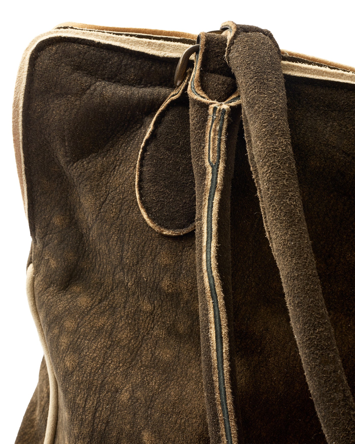 Artisan Tanned Nizza Deerskin Leather Tote - Maple