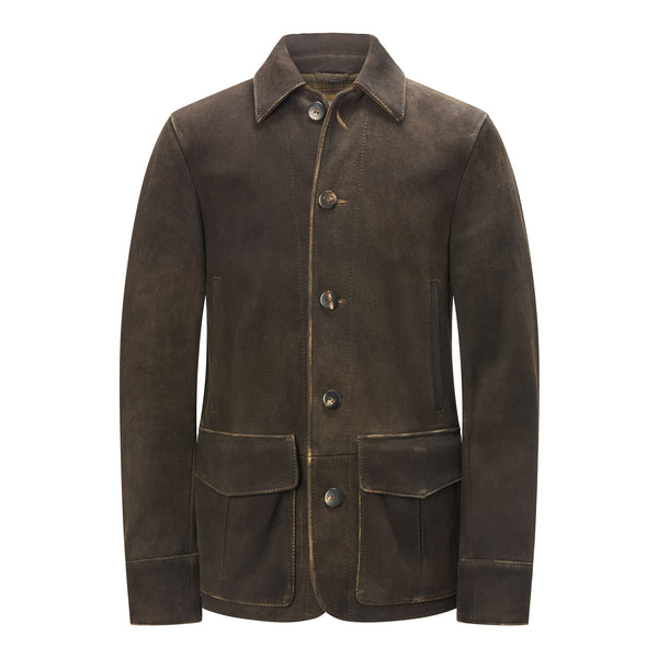 Meindl Deer Leather Finley Jacket - Ahorn Brown