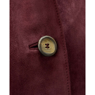 Women's Riviera Leather Jacket - Dark Cherry