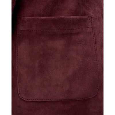 Women's Riviera Leather Jacket - Dark Cherry