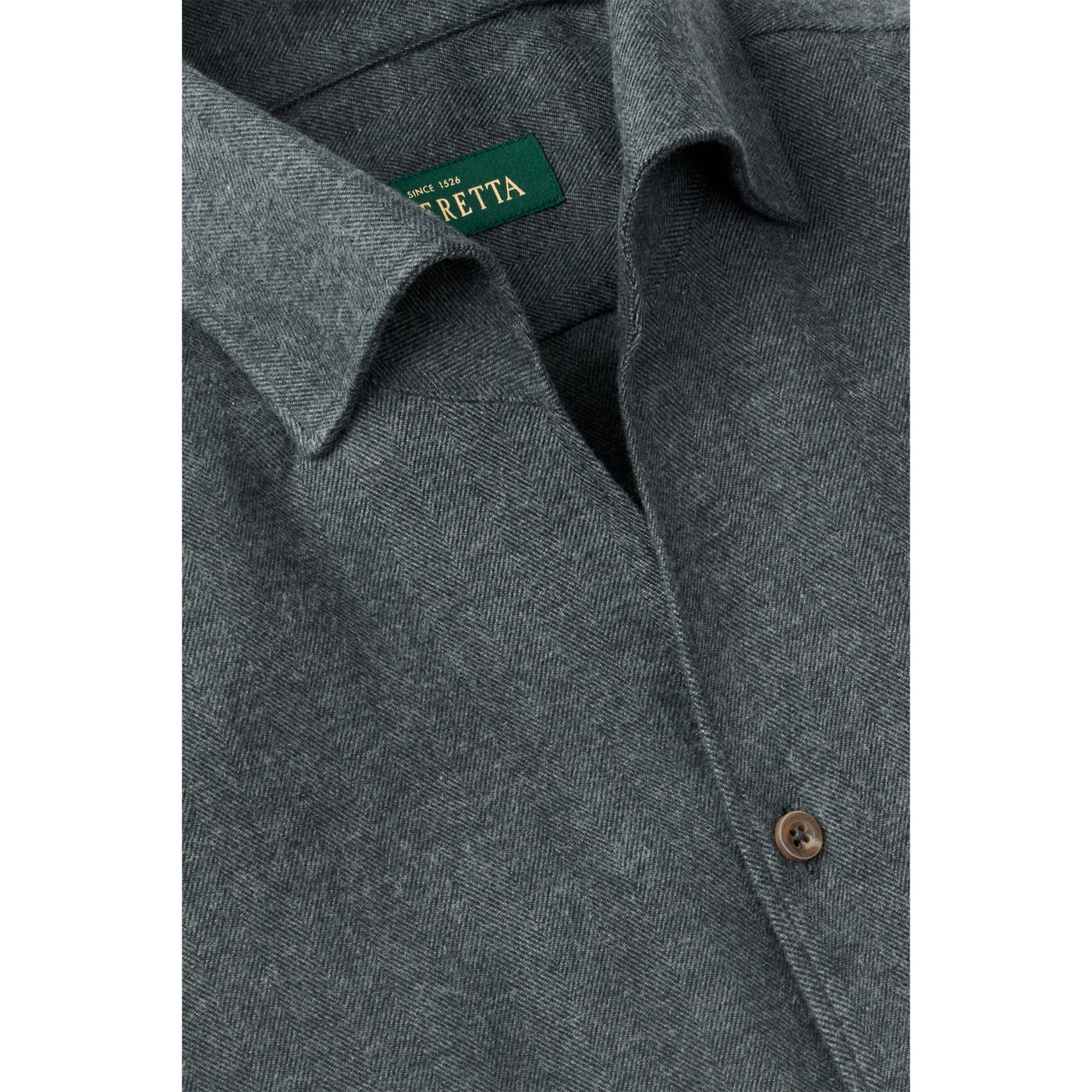 Brushed Herringbone Stellar Shirt - Herringbone Forest