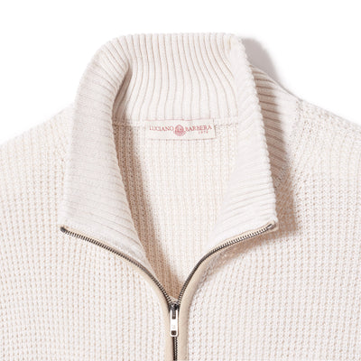 Cashmere Blend Full-Zip Sweater