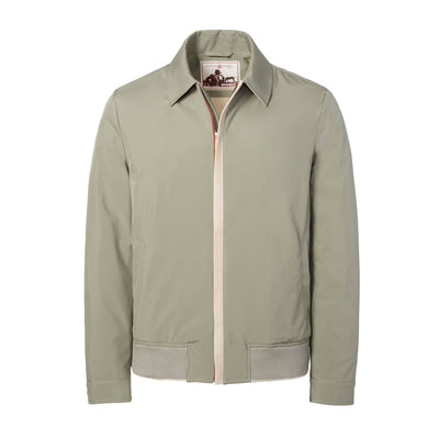 Premium Techno Full-Zip Blouson Jacket - Loden Green