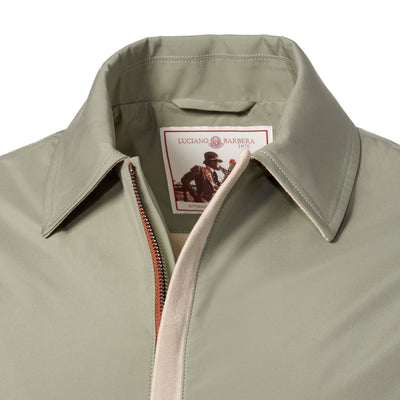 Loden Green Premium Techno Full-Zip Blouson Jacket