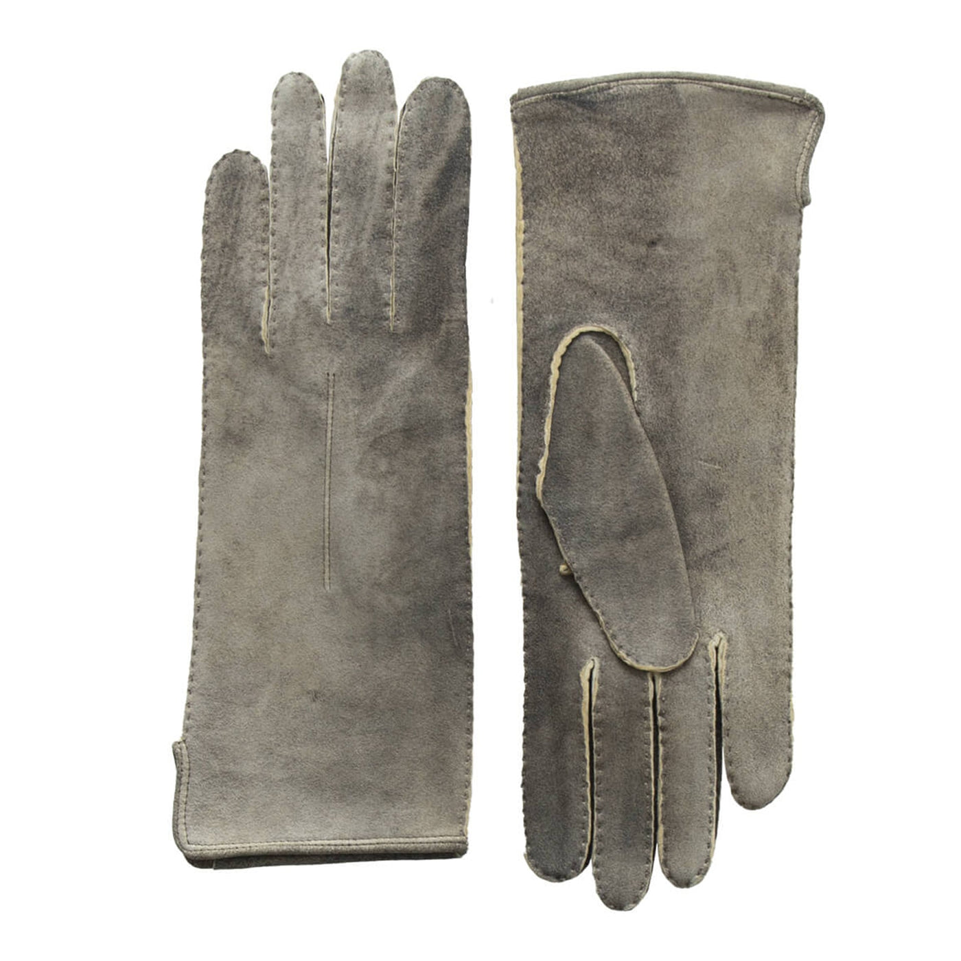 Cashmere Lined Leather Gloves - Deer Glacier