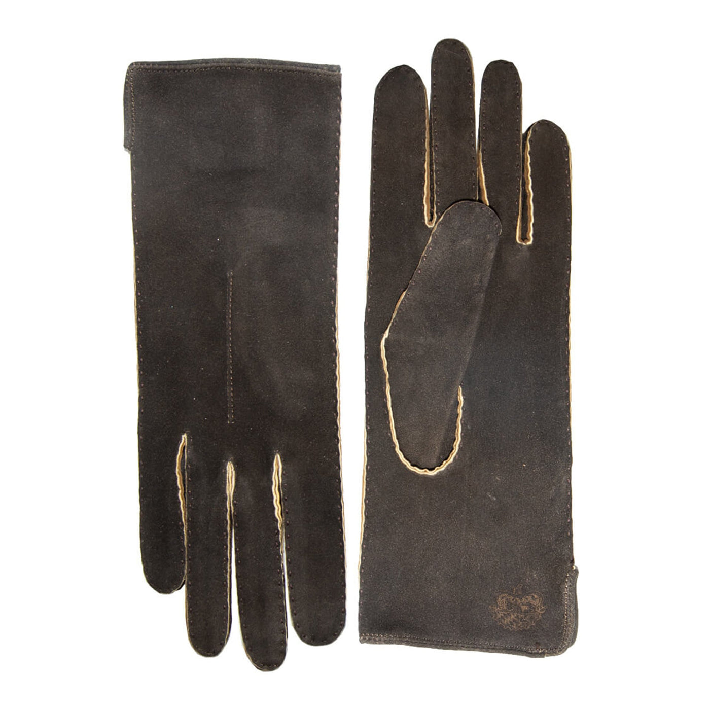 Cashmere Lined Leather Gloves - Deer Maple