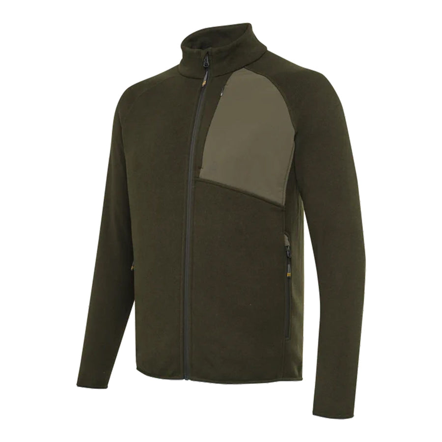 Mens Thermal Fleece Jacket Green Moss Abisko Full Zip Beretta
