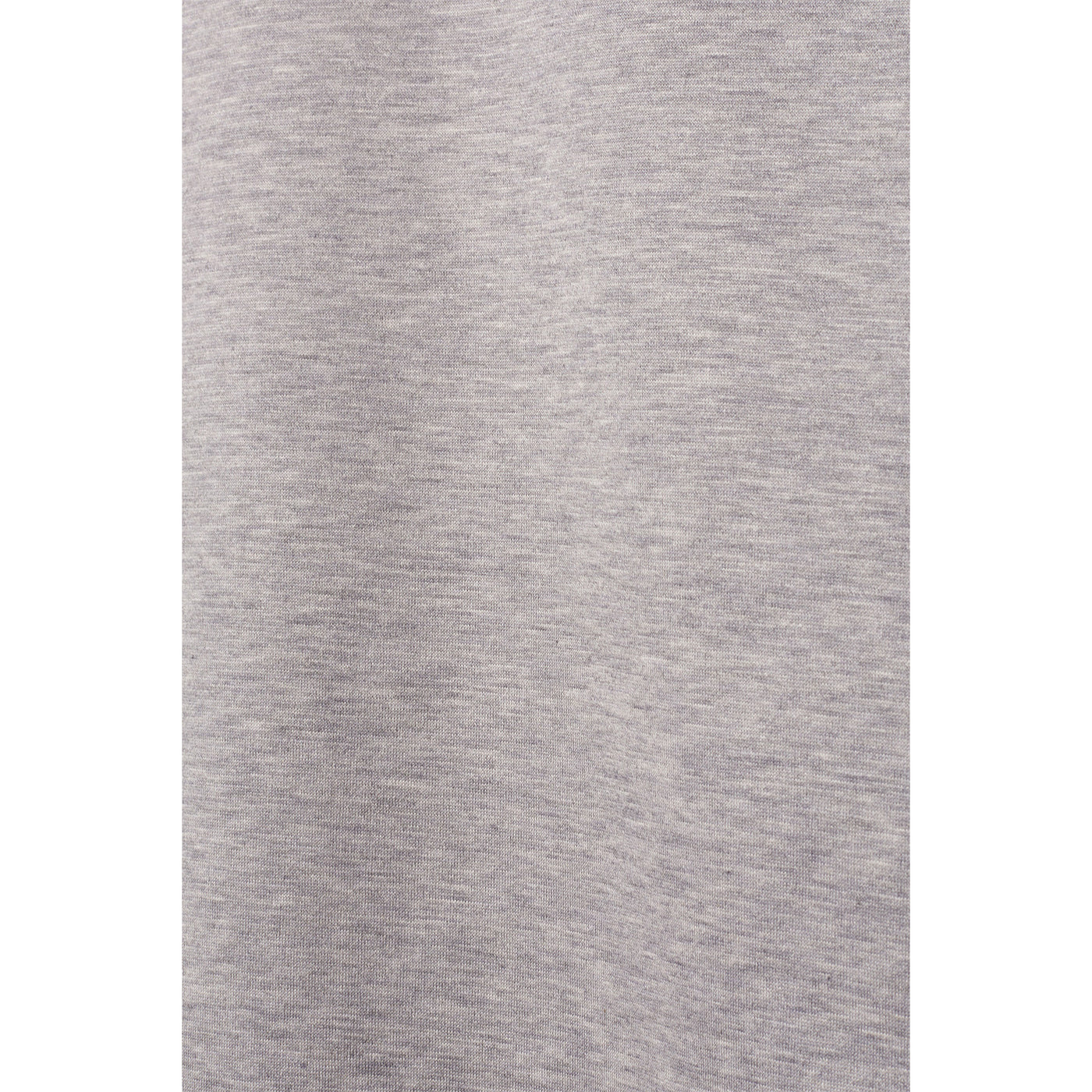 Fine Melange Cotton Polo Shirt - Melange Grey