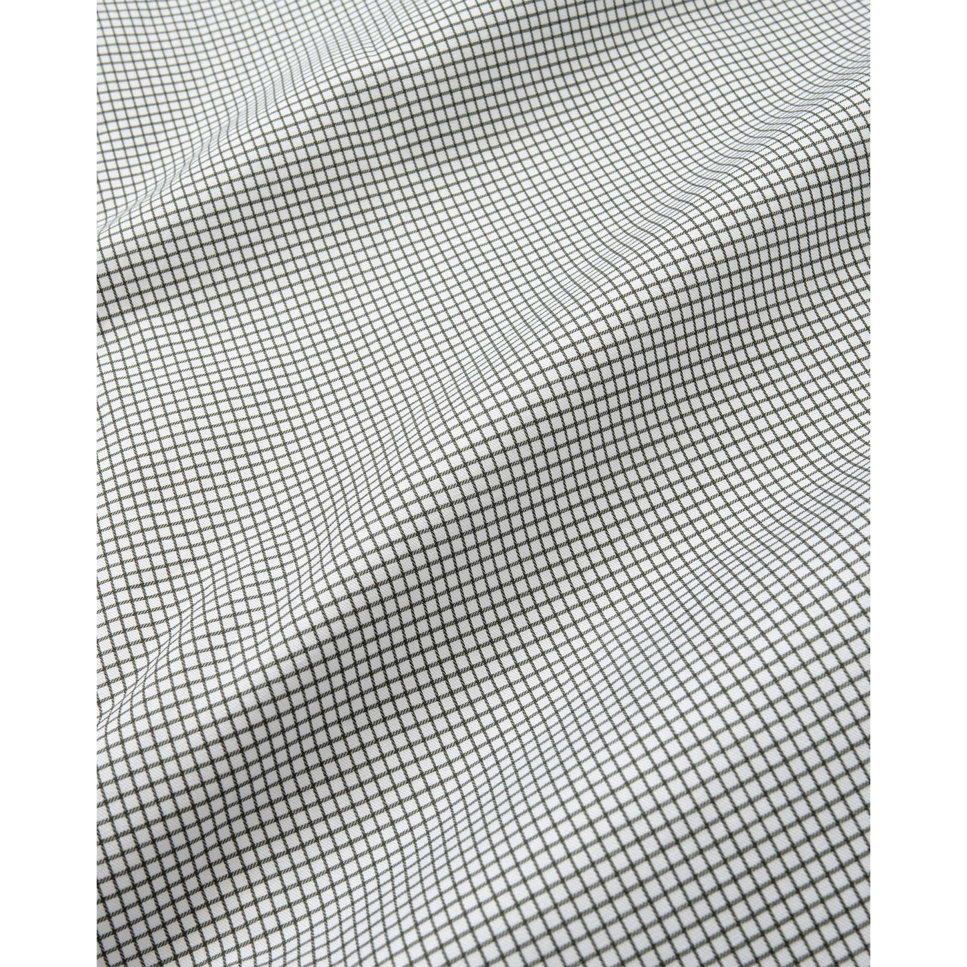 French Cuff Tattersall Check Shirt - Forest Check