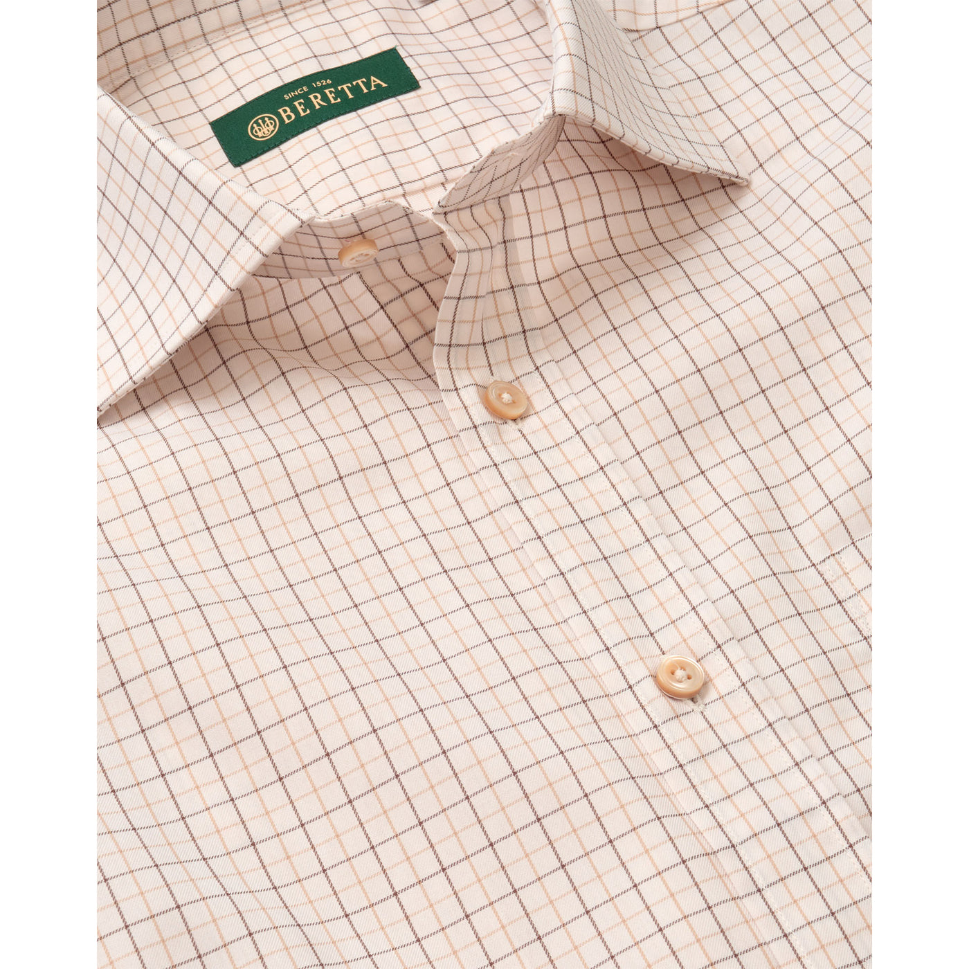 Tattersall Check Luc Due Shirt - Earth Check