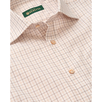 Tattersall Check Luc Due Shirt - Earth Check