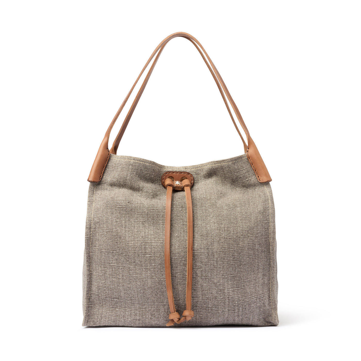 Romanelli Canvas Shopper Bag – Grey