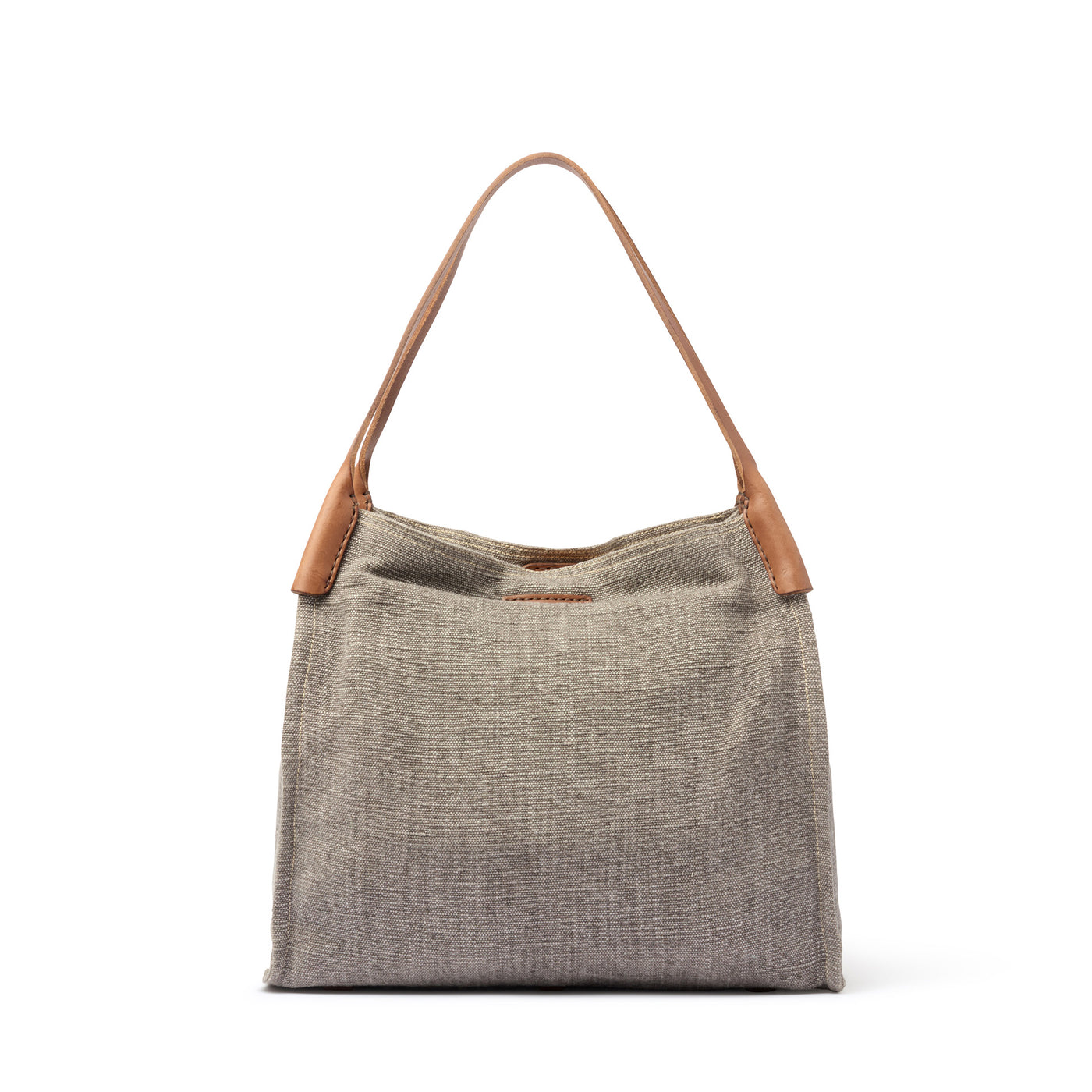 Romanelli Canvas Shopper Bag – Grey