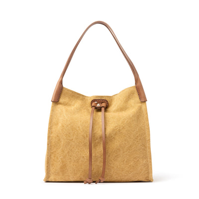 Romanelli Canvas Shopper Bag – Yellow