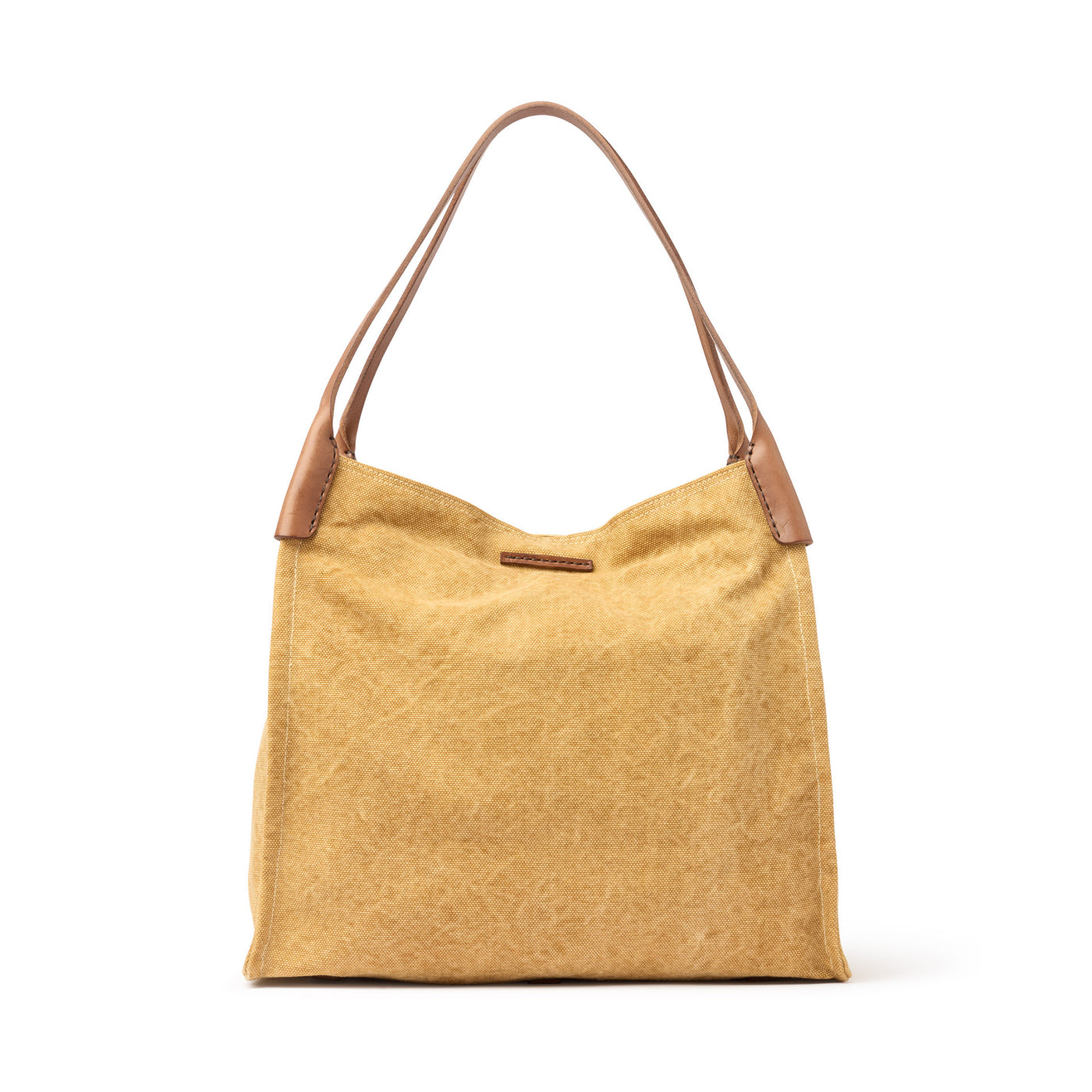 Romanelli Canvas Shopper Bag – Yellow