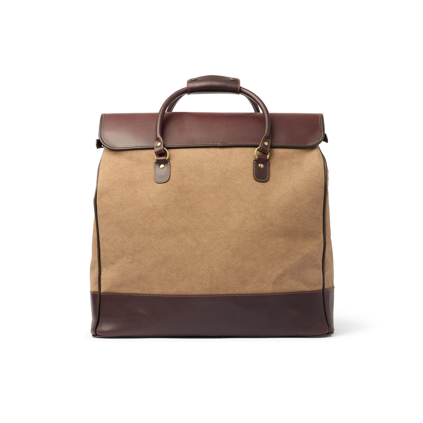 Romero Large Travel Bag – Brown Canvas