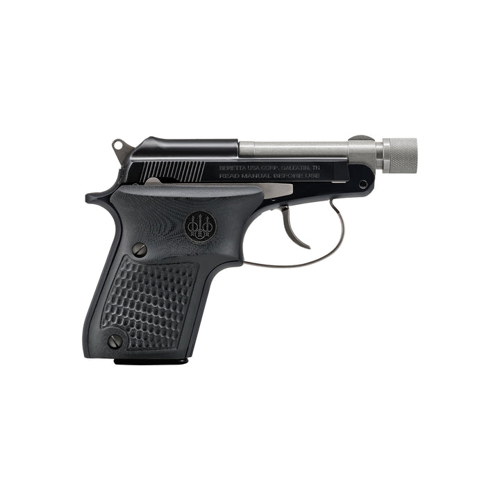 Beretta 21A Bobcat Silver Black Gorilla 22 LR Threaded Barrel