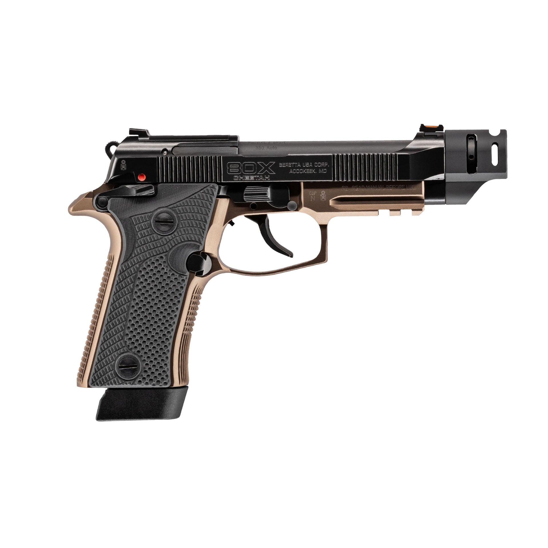 BERETTA 80X Cheetah Tactical Bronze For Sale. #J80XTACLED15
