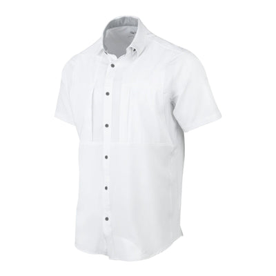 TKAD Flex Short Sleeve Shirt - Pure White