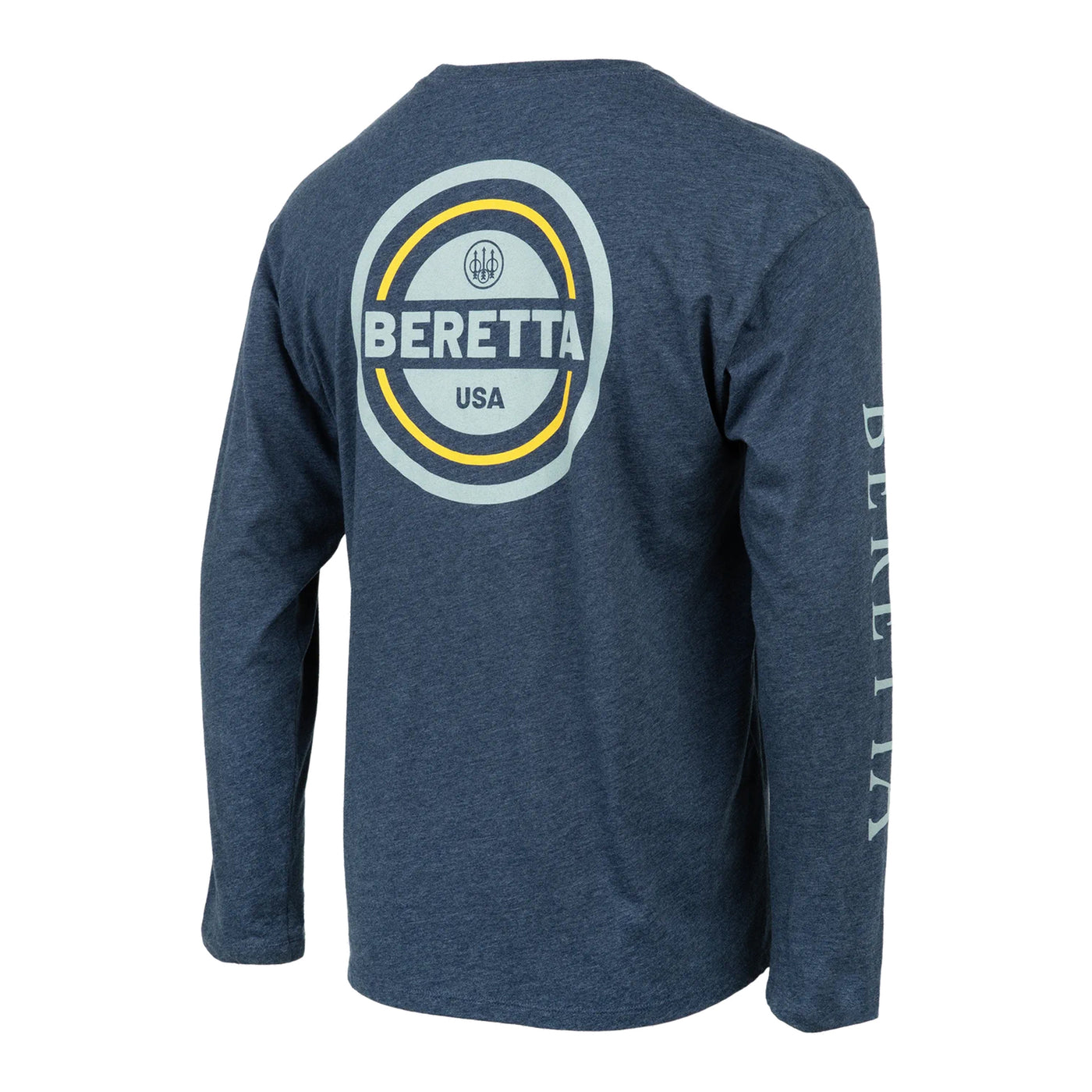 USA 2.0 Long Sleeve T-Shirt - Navy Heather