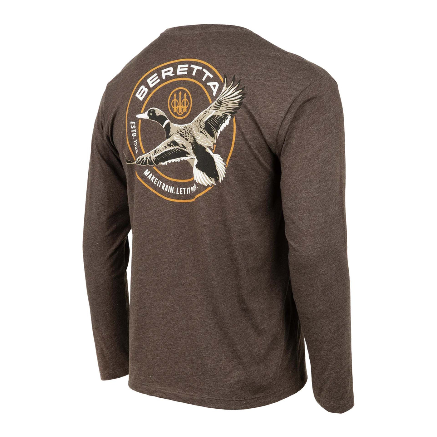 Wing Drop Long Sleeve T-Shirt - Brown