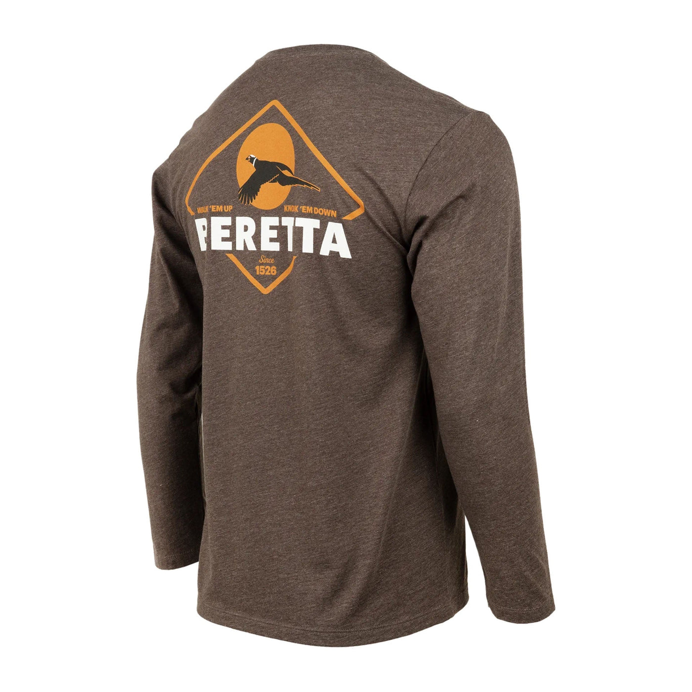 Walk Em Long Sleeve T-Shirt - Brown