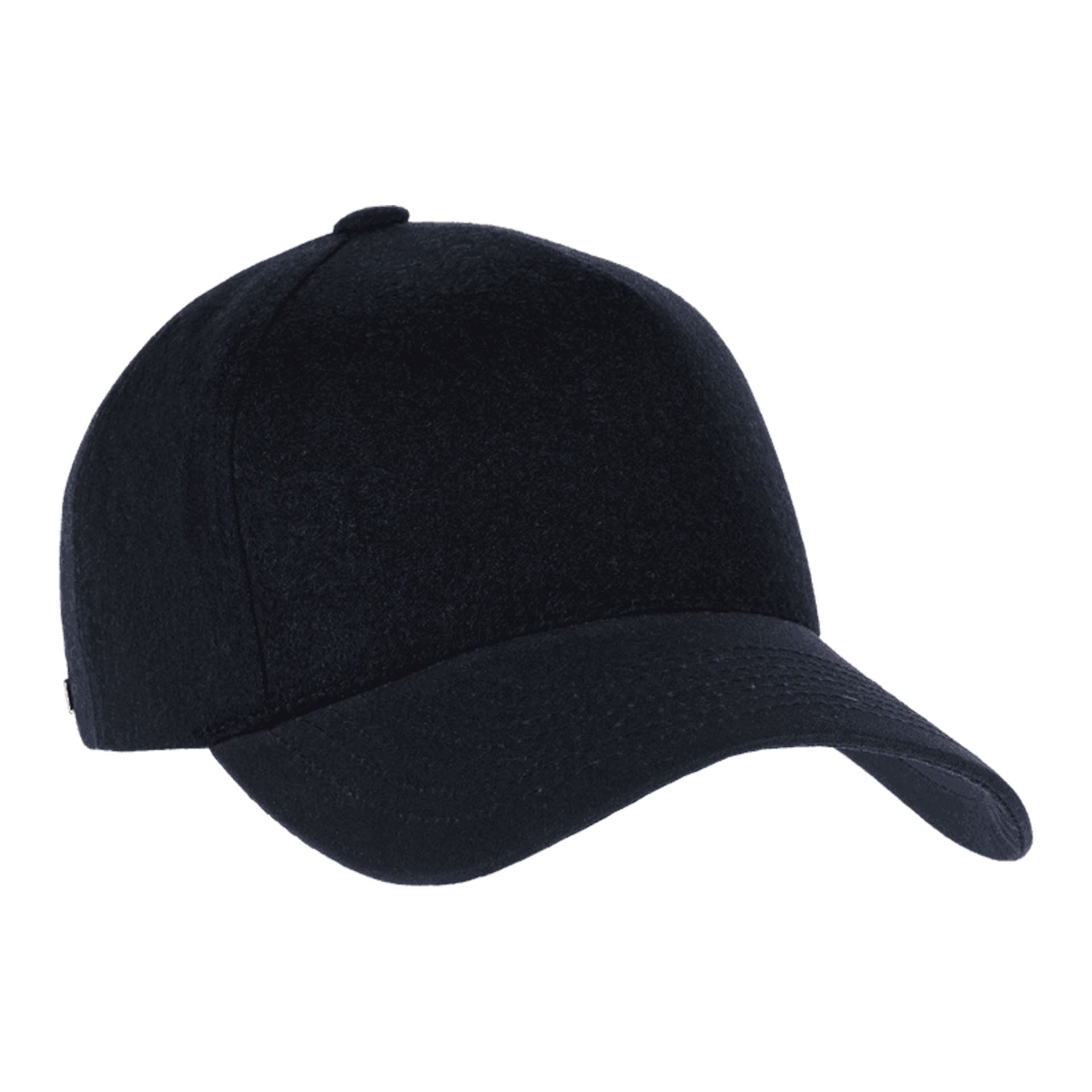 Navy baseball cap on a white background