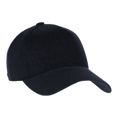 Navy baseball cap on a white background