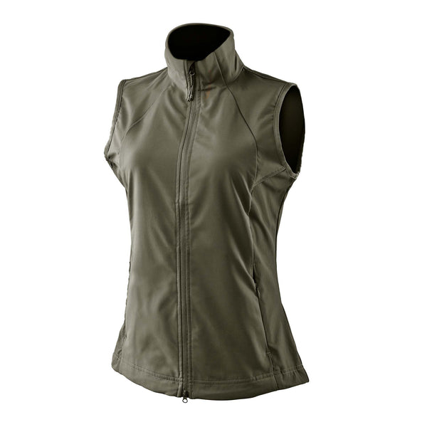 Women's Gravite Windblock Vest - Green Stone