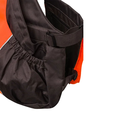 Strap Evo Vest - Brown Bark & Orange