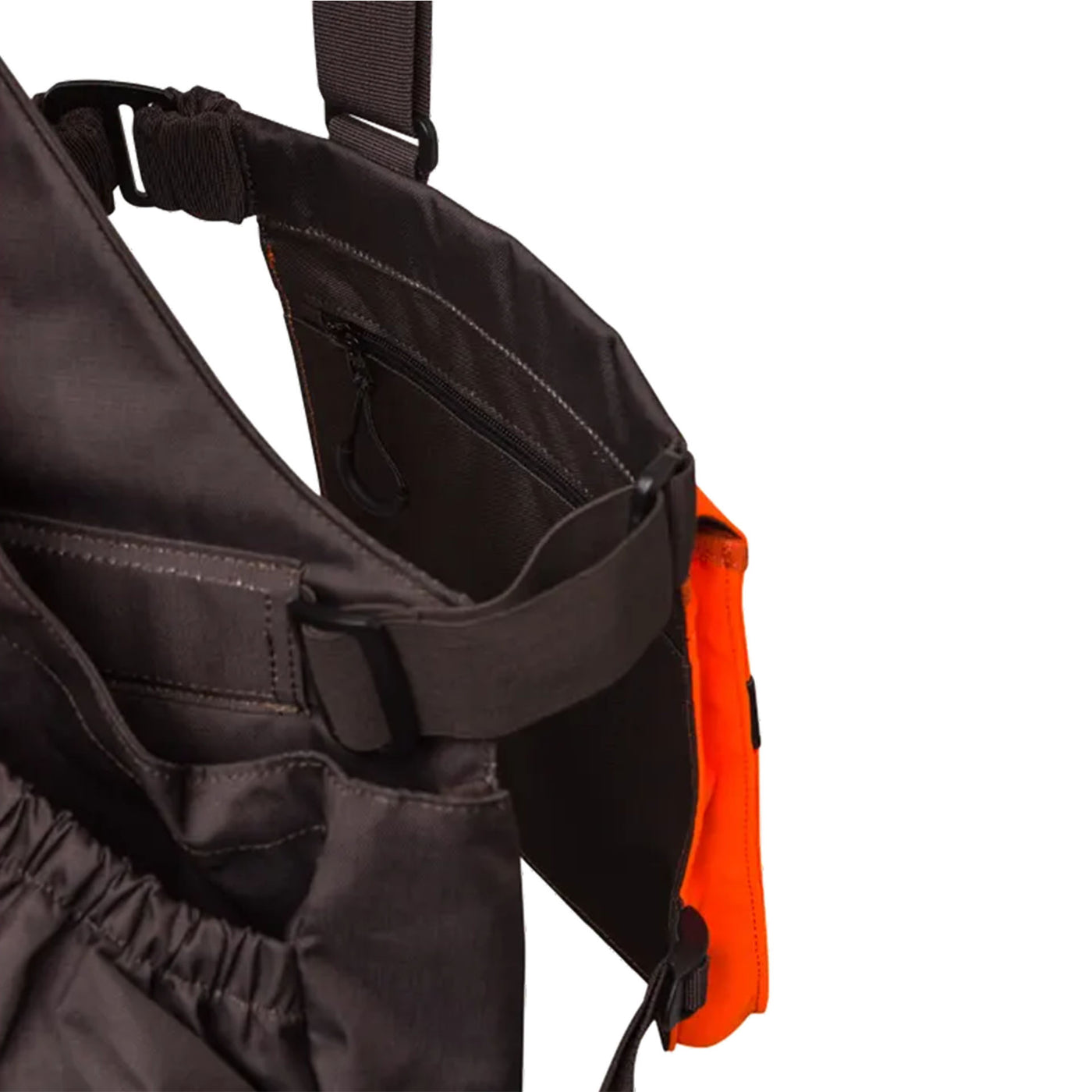 Strap Evo Vest - Brown Bark & Orange