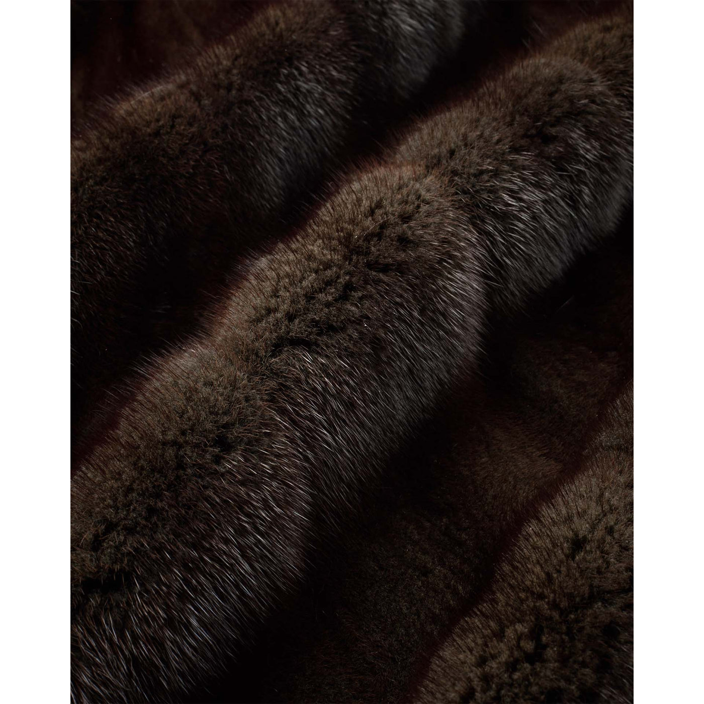 Women’s Dark Brown Mink Fur Cape
