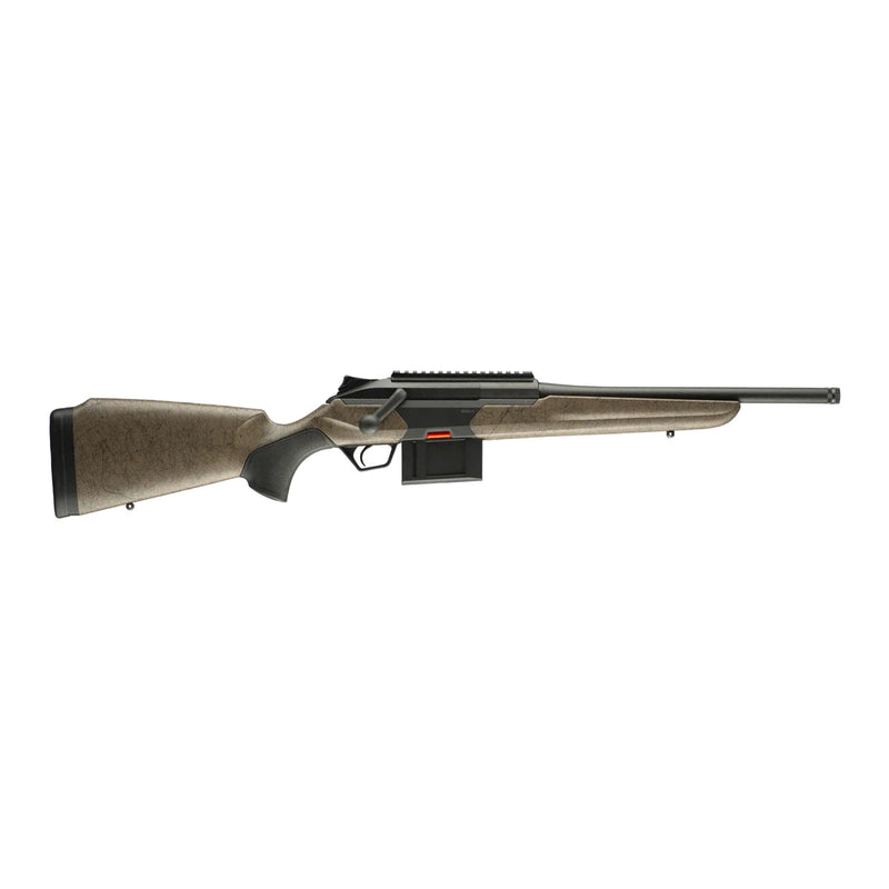 A Beretta BRX1 Ranch rifle with a FDE (Flat Dark Earth) color scheme, featuring a Picatinny rail on the forend and a magazine inserted.