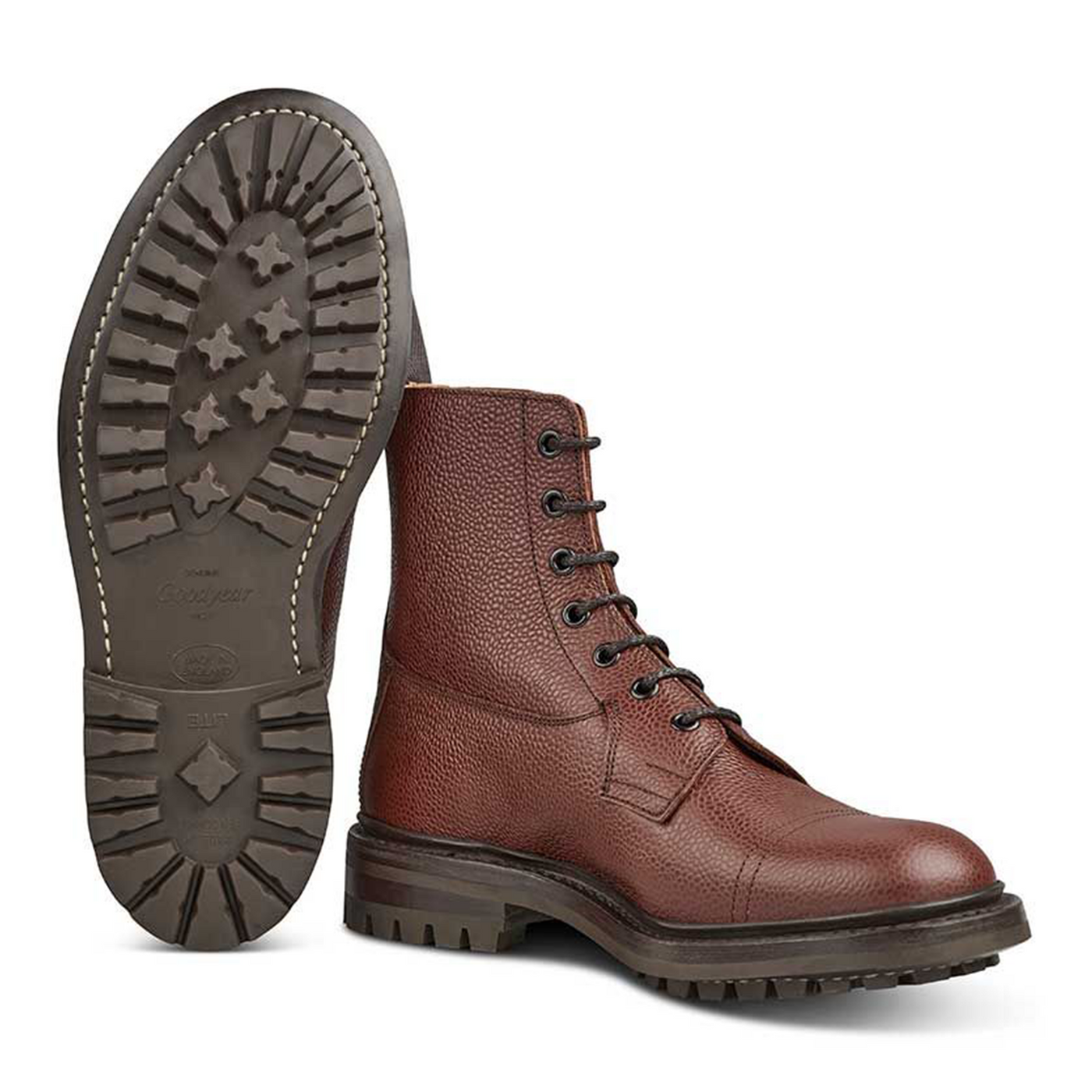 Grassmere Country Boot - Brown Zug Grain