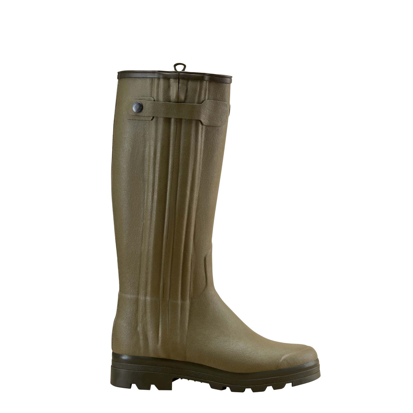 Chasseur Leather Lined Wellington Boot - Iconic Green