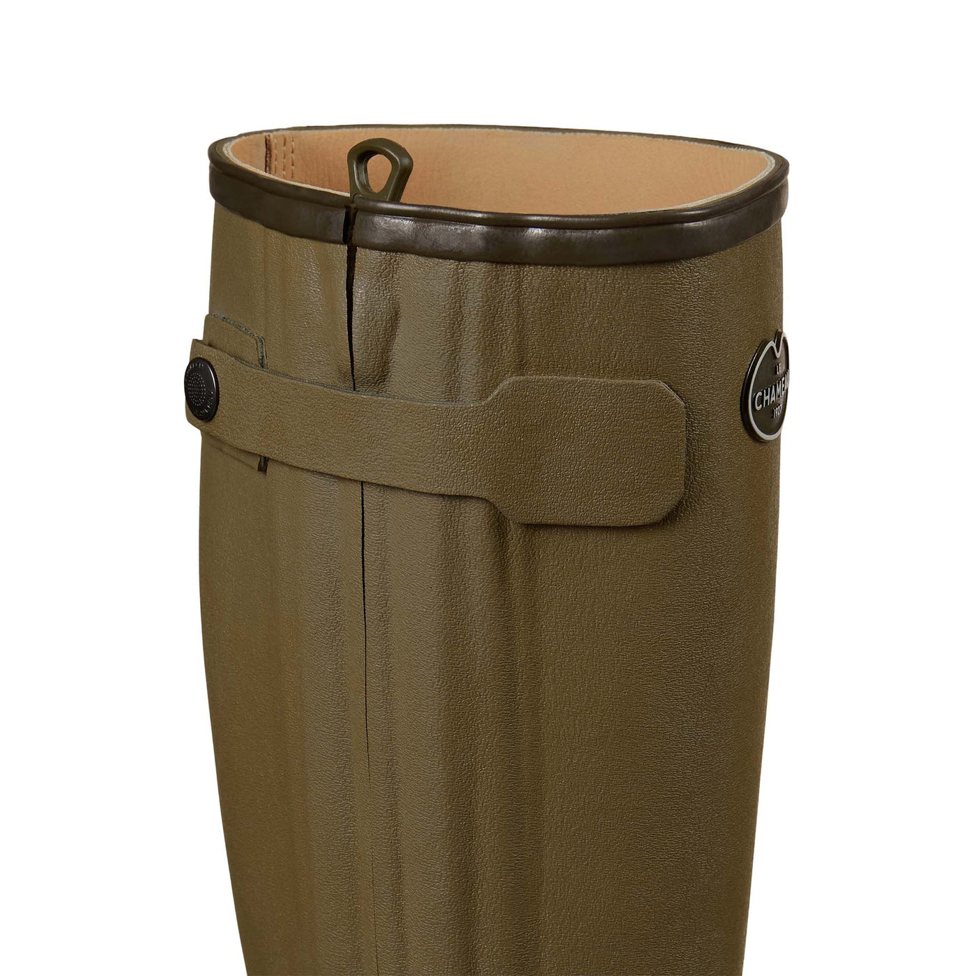 Chasseur Leather Lined Wellington Boot - Iconic Green