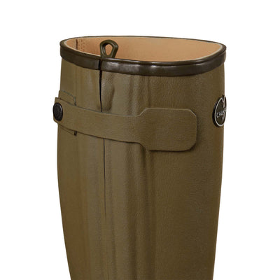 Chasseur Leather Lined Wellington Boot - Iconic Green