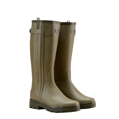 Chasseur Leather Lined Wellington Boot - Iconic Green