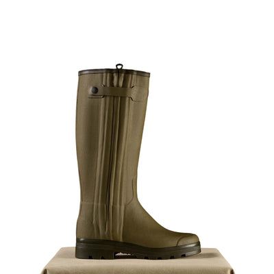 Chasseur Leather Lined Wellington Boot - Iconic Green