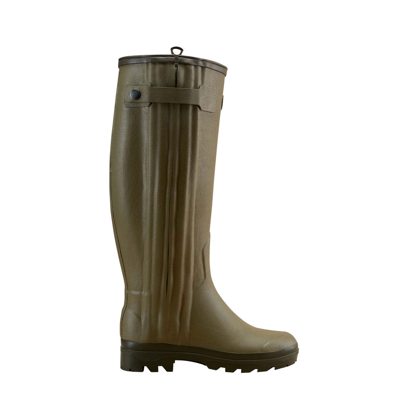 Women's Chasseur Leather Lined Wellington Boot - Green