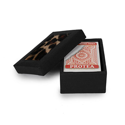 Playing Card Box - Leopard