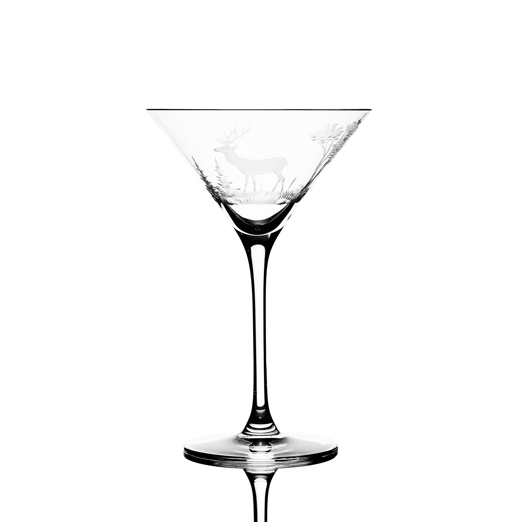 Stag Martini Glass