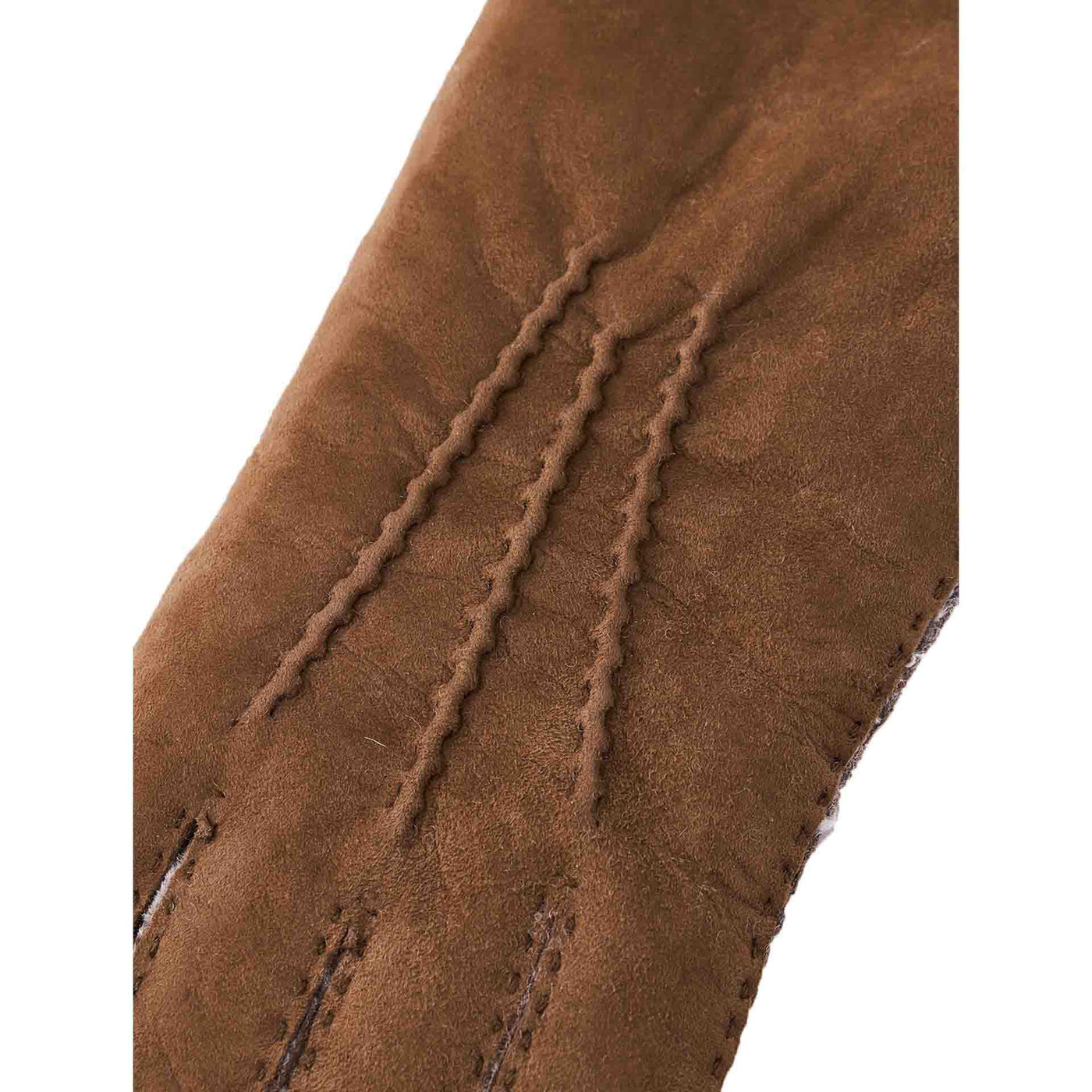 Handsewn Shearling Lambskin Suede Gloves