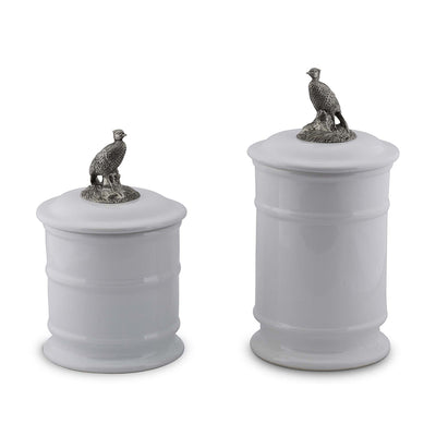 stoneware storage canister