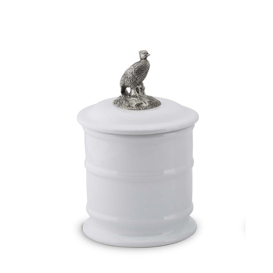 Pheasant Stonewear Canister