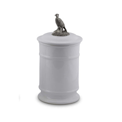 Pheasant Stonewear Canister