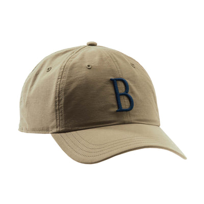 beige big b cap