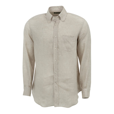 Lightweight Solid Linen Shirt